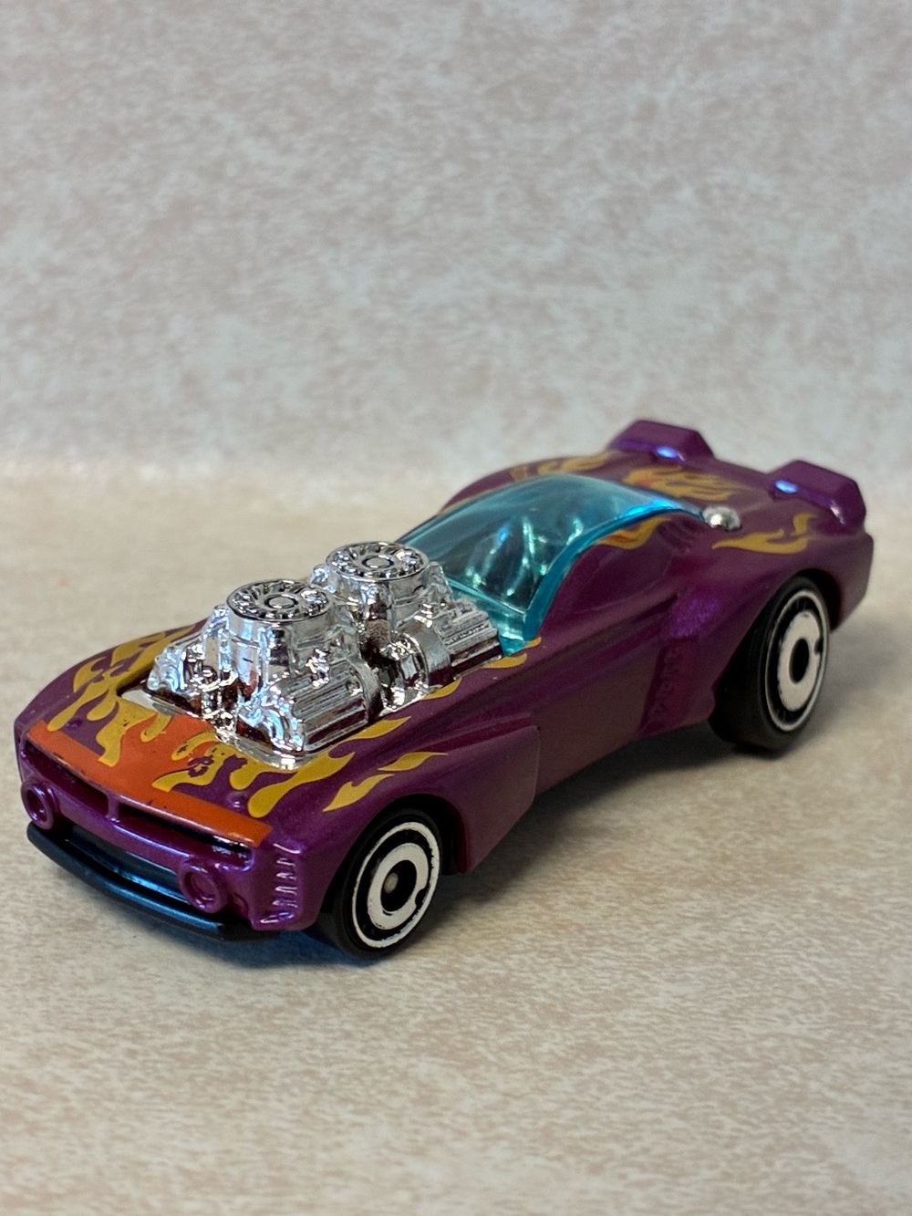 #3 Hot Wheels Rodger Dodger 2.0 1:64 Purple Flames Diecast Car 2018